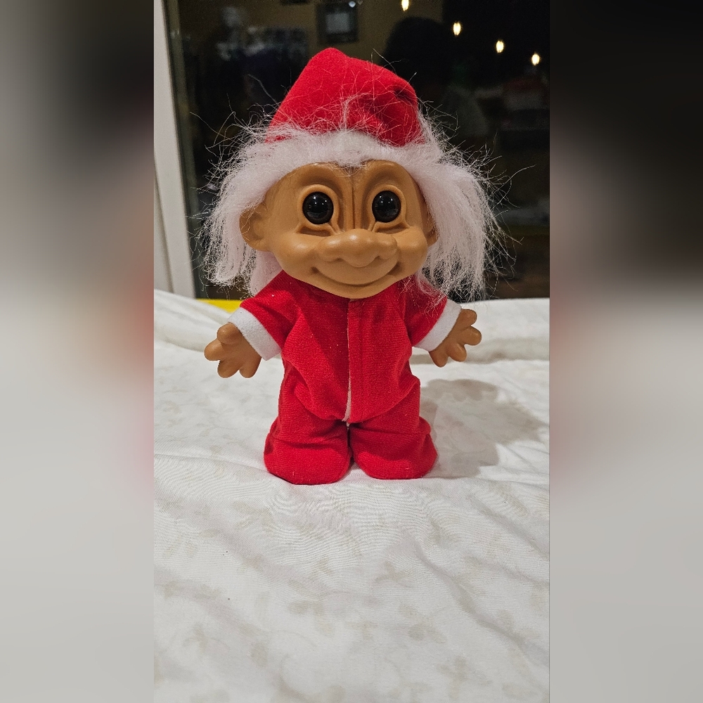 Vintage Russ Berry Christmas. Santa Claus Elf Troll